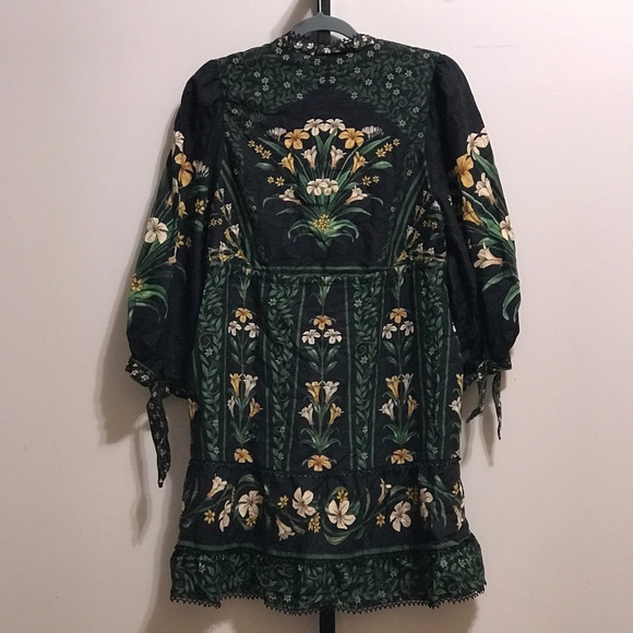 FARM Rio Flowers Arch Black Mini Dress - Picture 3 of 6